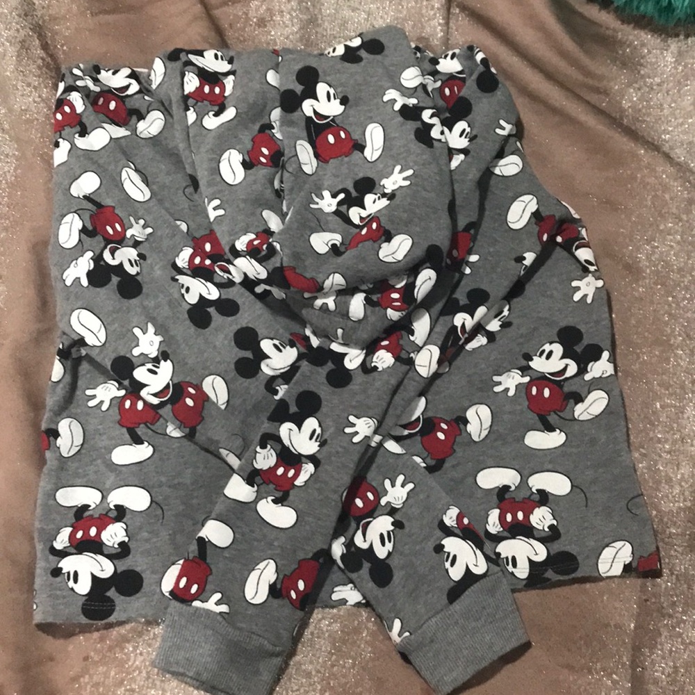Mickey Mouse Cropped Hoodie